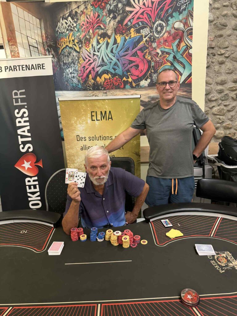 Claude Saque remporte le tournoi de poker au Soler en septembre 2025